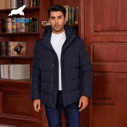 ICEbear 2024 Men's Winter Jacket with Zipper Filling Regular Fashion Padded Men's jackets MWD4287I