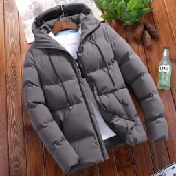 Oversized M-5XL Parkas Autumn Winter Women or Men Hooded Zip Up Long Sleeve Solid Color Korean Cotton Pad Parka Coats BSD-M-02