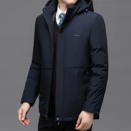 Men Thicken Fleece Zipper Men Warm Winter Coat Mens Jackets Plus Size New Waterproof Winter Jacket Men Hoodied Parka Clothes