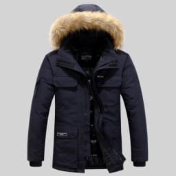 New Thickening Keep Warm Men Coat Winter Fashion Casual Removable Hat Jacket Outdoors Loose Comfort Windproof Solid Parka Men