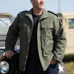 Men Military Style Warm Cotton Overcoat Men Thick Windproof Cold Proof Outer Top Men Durable Solid Loose Daily Casual Parkas