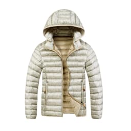 Fashion Trend Hooded Men Parkas Coats Casual Thicken Warm Cotton Jackets Solid Color Comfortable Male Outerwear Winter New Style