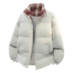 Legible 2026 Winter Jacket Men Casual Loose Thicken Warm Mens Parkas Solid Stand Collar Winter Coat Man