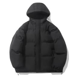 Legible 2026 Winter Jacket Men Casual Loose Thicken Warm Mens Parkas Solid Stand Collar Winter Coat Man