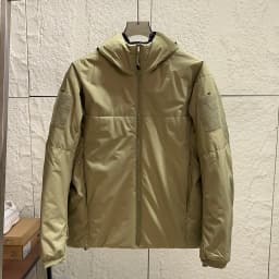 Outdoor Lightweight Hooded Cotton Jacket Men's Autumn Winter Casual Sports Windproof Water-Resistant Warmth Polyester Fiber