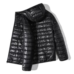 Outdoor Lightweight Puffer Jacket Men's Hooded Insulated Thermal Puffy Winter Heated Parkas Men New Outerwear Padded Parka Coats