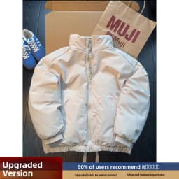 Warmth And Style: Thickened Pilot Cotton Jacket Men's Winter Coat Stand Collar Casual Wear Youth Fashion Warmth Outerwear