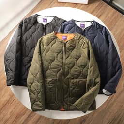 Warm Thickened Cotton Jacket Men's Loose Fit round Neck Stitched Autumn Winter Outerwear Youth Fashion Cleanfit Style Regular...