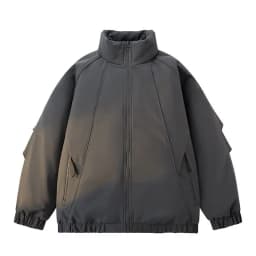 2026 New Loose Cotton-padded Clothes Coats for Men Solid Color Warm Loose Jackets Male Leisure High Street Sports Parkas C976