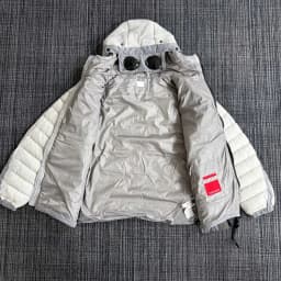 Lightweight Casual Winter Hat with Double Goggles American Style Thin Sewn Cotton Jacket Loose Basic Men's Polyester Fiber