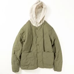 Men's Casual Cotton Jacket Silk Cotton Fill Retro M65 Inner Vest Winter Outerwear Coat Loose Fit Polyester Fiber Waterproof