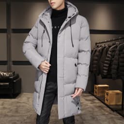 Winter Hooded Military Padded Coat Men's Plus Size Korean Casual Warm Jacket