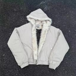 Men Hooded Fur Collar Winter Parkas Men American Street Style Short Length Parkas Men Fashion Casual Plus Velvet Cotton Jackets