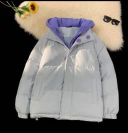 2026 Winter Fake Two Piece Hooded Parkas Men Fashion Loose Cotton-padded Clothes Coats for Male Long Sleeve Bread Jackets C969