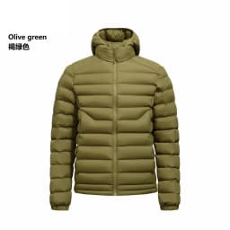 Men's Casual Hooded Cotton Jacket Lightweight Thickened European Size for Middle-Aged And Young Cotton Clothes
