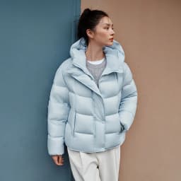 Semir Down Jacket Women Winter Down Waterproof Oil-proof Stain-proof Heat-Generating Anti-Static 2026 New Mid-Length Women