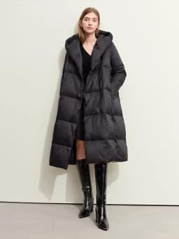 AMII Minimalist 2024 Down Puffer Coat For Women Winter Long Bread Coat Light Thick Warm Quality Fashion Outerwear New 12424110