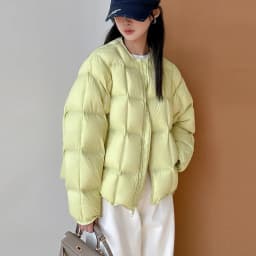 Janveny 2025 New Winter Fluffy Puffer Jacket Women Thicken Warm Oversized Baseball Collar 90% White Duck Down Short Casual Coat