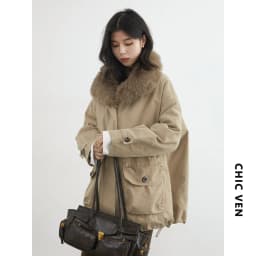 CHIC VEN Fashion Women Down Coats New Loose Casual 90 Goose Down Jacket Female Warm Parka Coat Autumn Winter 2025