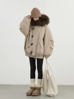 CHIC VEN Korean Women Down Coats Loose Casual Hooded Female Down Jacket Horn Button 90 White Duck Down Jacket Winter 2025
