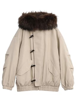 CHIC VEN Korean Women Down Coats Loose Casual Hooded Female Down Jacket Horn Button 90 White Duck Down Jacket Winter 2025