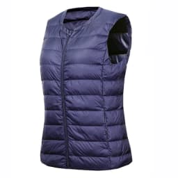 Schinteon S-8XL Women Ultra Light Down Vest Casual Slim White Duck Down Bottoming Sleeveless Winter Warm Liner Clothing