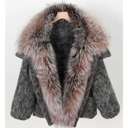 2026 MAOMAOKONG White Duck Down Jacket Winter Women Warm Loose Coat Natural Real Fox Fur Collar Thick Luxury Outerwear Parkas