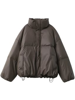 CHIC VEN Women Down Coats Solid Sports Casual Stand Collar PU 90 White Duck Down Ladies Down Jacket Autumn Winter 2025 Clothing