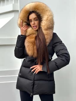 Lagabogy 2025 Top Quality Winter White Goose Down Jacket Women Coat Natural Silver Fox Fur Hooded Thick Female Waterproof Parkas
