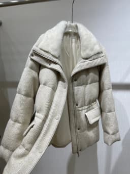2024 New Women Winter Real Mink Fur Collar Natural Goose Down Jacket Puffer Jackets Thick Female Outwear Coat