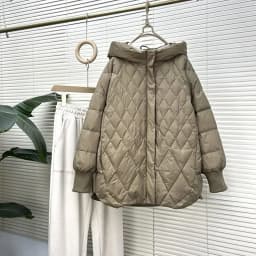 Lagabogy 2025 New Autumn Winter Women Hooded Loose 90% White Duck Down Jacket Casual Female Warm Puffer Coat Snow Parkas Outwear
