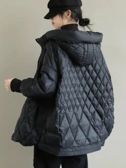 Lagabogy 2025 New Autumn Winter Women Hooded Loose 90% White Duck Down Jacket Casual Female Warm Puffer Coat Snow Parkas Outwear