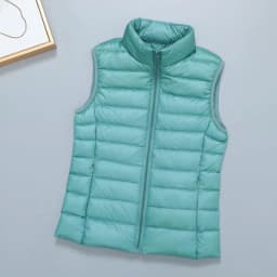 2026 White Duck Down Jacket Women Vest Autumn Winter Sleeveless Waistcoat Warm Lightweight Puffer Jacket Female Tops Outwear