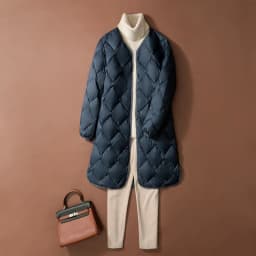 Ultra-Thin Quilted Jacket Women's V-Neck Long Sleeve Lightweight Padded Coat Spring Autumn Fashion Casual Straight Cut Coat