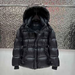 Janveny 2025 New Winter High Waisted 90% White Duck Down Coat Women Hooded Loose Thickened Warm Black Extreme Cold Puffer Jacket