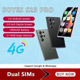 NEW SOYES S23 Pro 4G Version Mini Smartphone Android 9.0 2GB RAM 16GB ROM Face ID 1950mAh Dual SIM 3.0 Inch Small Mobile Phone