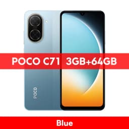 POCO C71 Smartphone Global Version 64GB/128GB UNISOC T7250 120Hz 6.88'' display 32MP AI dual camera 15W fast charging 5200mAh