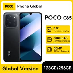 New POCO C85 Global Version Smartphone 128GB 256GB MediaTek Helio G81-Ultra 6.9" Dot Drop Display 50MP Main Camera 6000mAh NFC