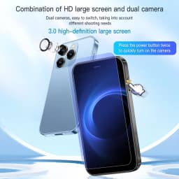 SERVO 15SE Mini Smartphone 3G WCDMA Android System WiFi Hotspot Play Store 3.0" Display Small Palm Smart Phones Dual SIM Standby