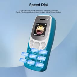 SERVO BM80 LTE Super Small Mobile Phone 4G Network Auto Call Record Speed Dial Blacklist Dual SIM Standby Mini Feature Cellphone