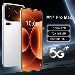 2026 New M17 pro max Global version smartphone SIM 5G phone 7.3inch HD 10core dual 8000mAh unlock Android14 Snapdragon 8gen3 pho