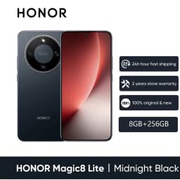 New Honor Magic8 Lite Eu Version 2026 5g Smartphone Android Mobile Phones Amoled Snapdragon 6 Gen 4 7500Mah 108Mp Ois Ai Camera