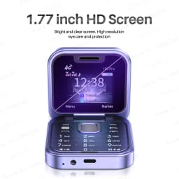 SERVO I16 Pro 4G LTE Mini Flip Mobile Phone Dual SIM Standby Call Recording Speed Dial FM Radio Blacklist Small Fold Cellphones