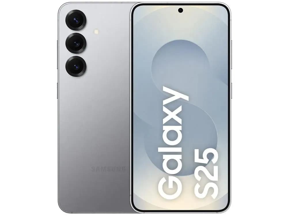 Samsung Galaxy S25 5g 256Gb Galaxy Ai Silver 6.2\" 12Gb Ram Mute Triple 50+12+10Mp 4000Mah Battery Dual Chip