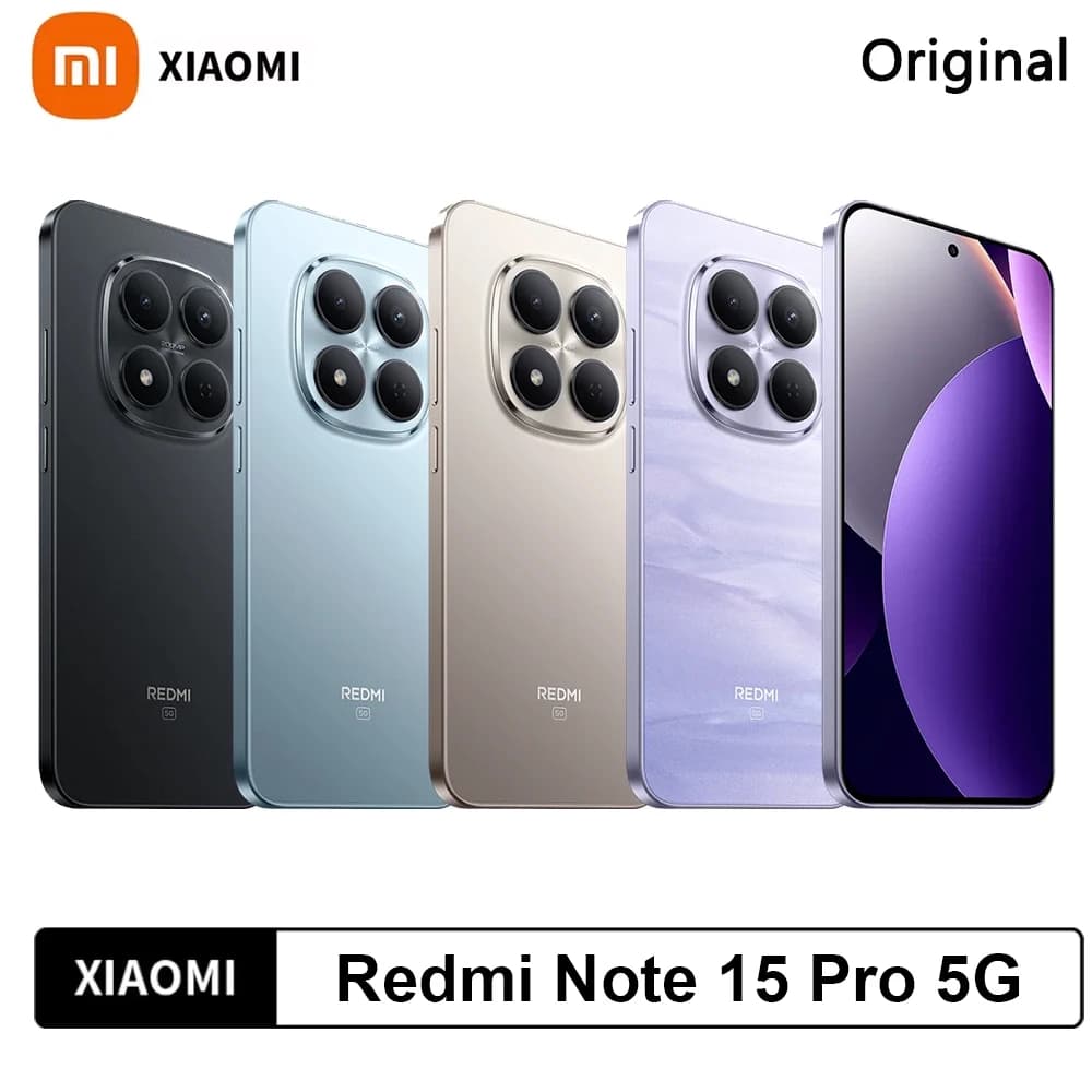 Xiaomi Redmi Note 15 Pro 5G Global Version MediaTek Dimensity 7400-Ultra NFC 6580mAh Monster Battery 6.83" CrystalRes AMOLED 200MP OIS Camera Smartphone