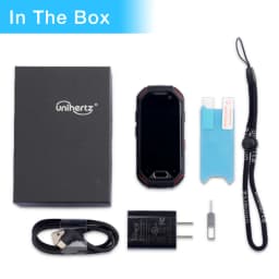 Unihertz Atom, The Smallest 4G Rugged Smartphone in The World, Android 9.0 Pre Unlocked Smart Phone with 4GB RAM and 64GB ROM