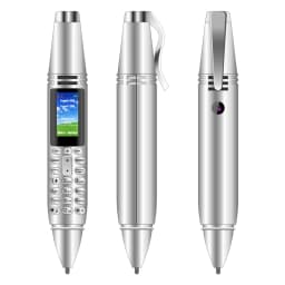 UNIWA AK007 2G Mini Pen Phone Dual Nano SIM Cellphone 0.96" 550mAh Mobile Phone Bluetooth Dialer 0.08MP Camera Voice Recorder