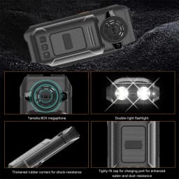 UNIWA M6000 2G Feature Phone Power Bank 2.3Inch FM Radio MP3 Voice Record Torch Cheap Mobile Phone English Keys Button Cellphone