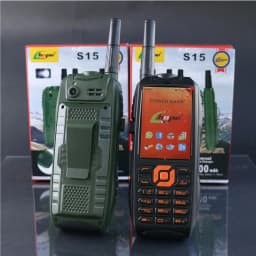 Military Shockproof Phone With Big Battery 3 SIM SOS Button Loud Voice Speed Dial Built In Clip Rugged Feature Phone For Elderly