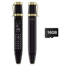 SERVO BM111 Pen Mobile Phone Dual SIM Standby Camera Bluetooth Dialer FM Radio Magic Voice 1800mAh Cellphone Handwriting Pen Fan